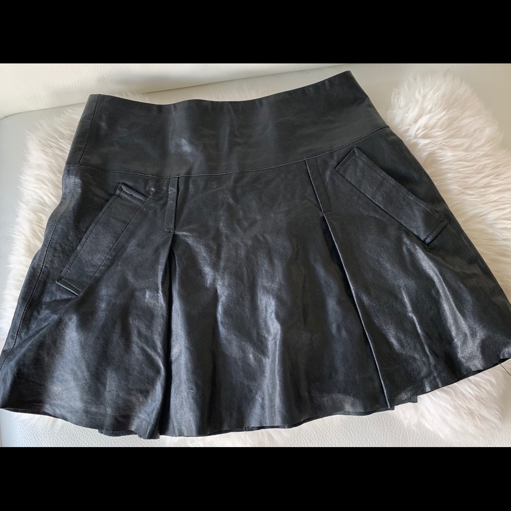 COPY - Vince lamb leather skirt